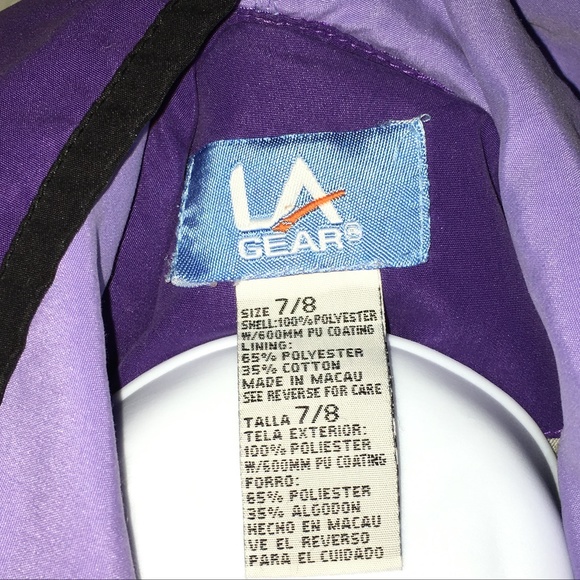 LA Gear Hooded Jacket Girls Size 7/8 - Picture 7 of 14